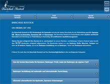 Tablet Screenshot of barschule-rostock.de